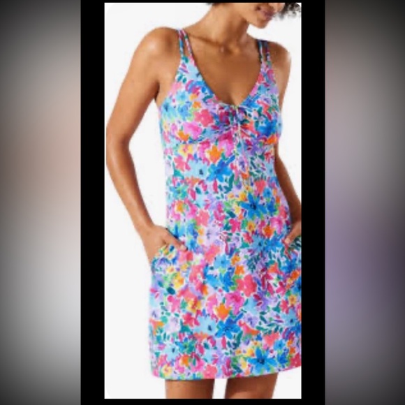 Tommy Bahama Other - Tommy Bahama Watercolor Floral Spa Coverup Dress Size Medium